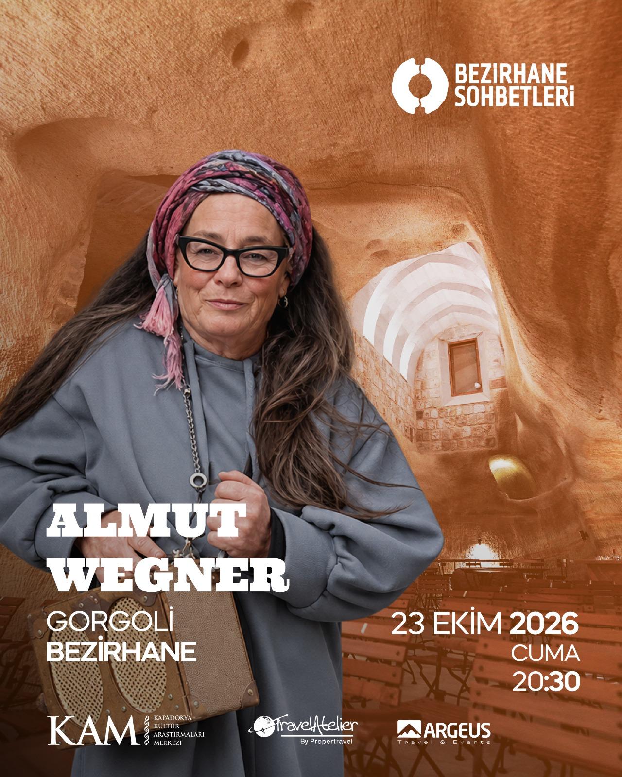 BEZIRHANE SOHBETLERİ’NDE ALMUT WEGNER’İN KONUŞMASI 23 EKİM’DE GORGOLI BEZIRHANE’DE YAPILACAK