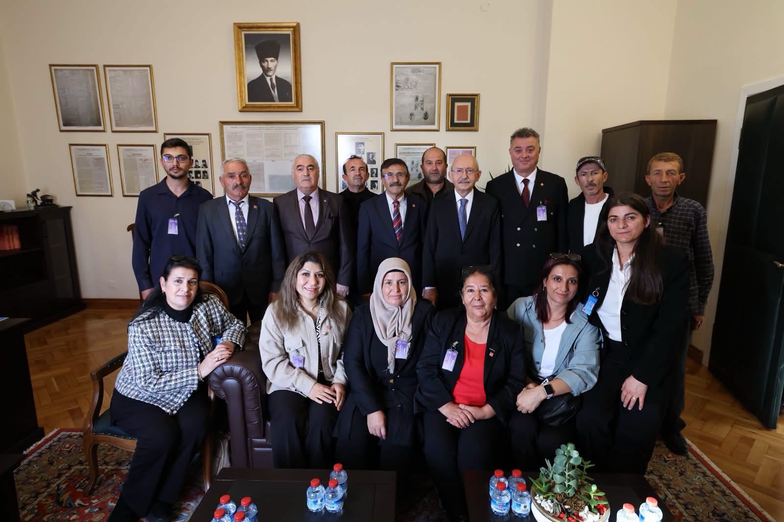 CHP Nevşehir Heyeti, Genel Başkan Kılıçdaroğlu’nu TBMM’de Ziyaret Etti