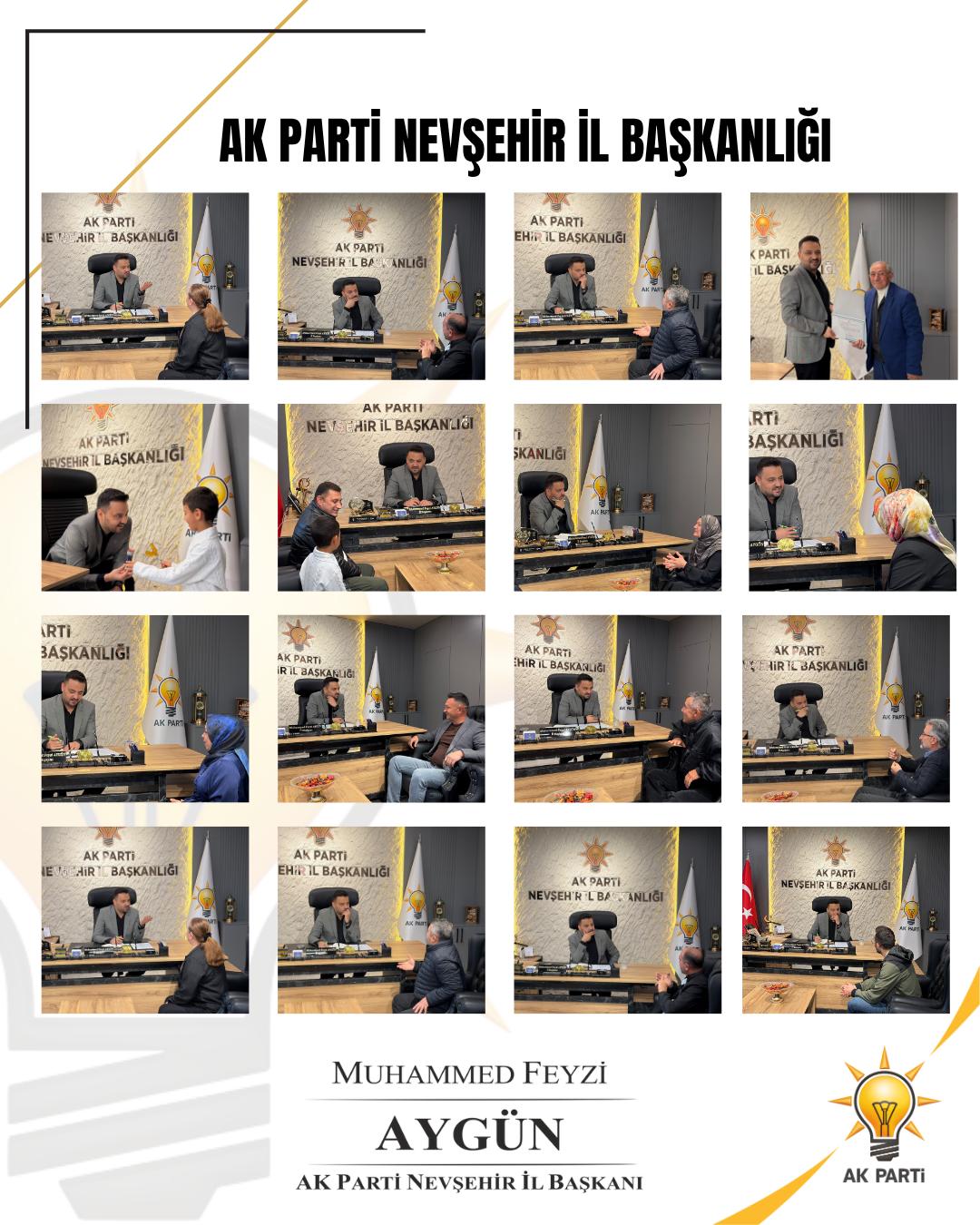 AVANOS TEŞKILATI ÜYELERİ İL BAŞKANLIĞINDA BİR ARAYA GELDİ