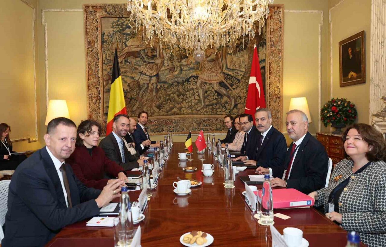 Bakan Fidan, Belçikalı mevkidaşı Prevot ile görüştü