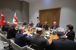 Bakan Güler, Azerbaycanlı ve Gürcistanlı mevkidaşlarıyla bir araya geldi
