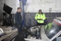 Drift cezasını ödememek için 15 dakikada aracı parçaladı
