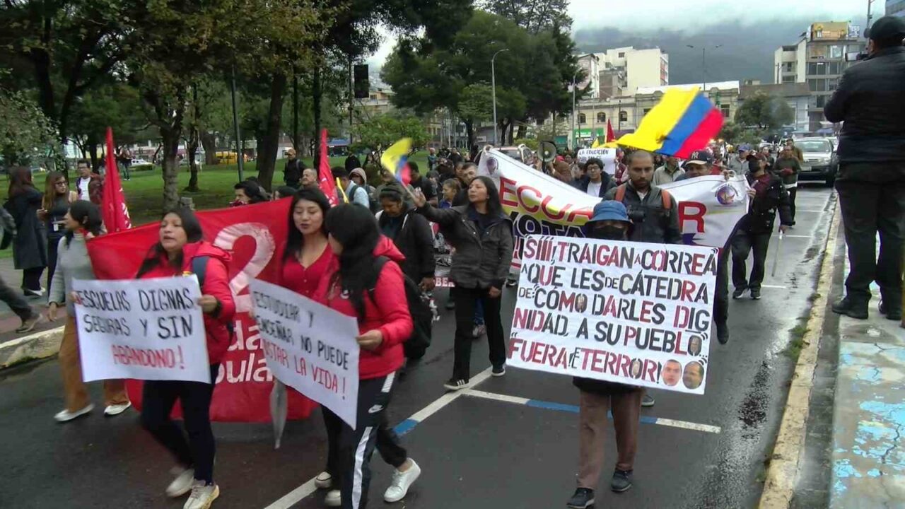 Ekvador’da halk, Noboa hükümetini protesto etti